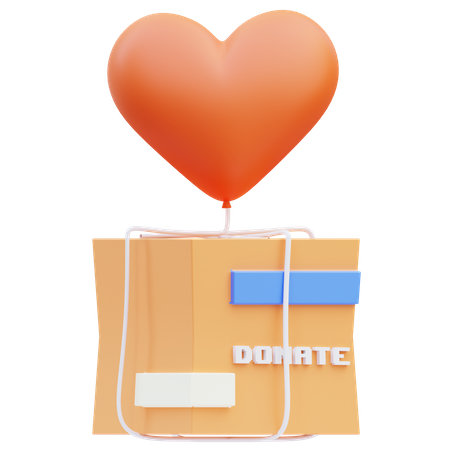 Charity Box  3D Icon