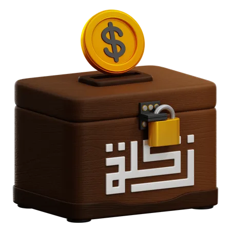 Charity Box 3D Icon
