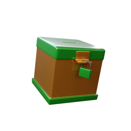 Charity box 3D Icon