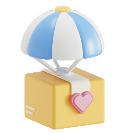 Charity delivery  3D Icon
