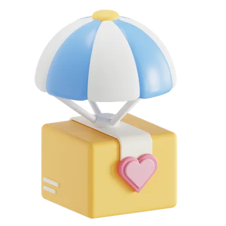 Charity delivery  3D Icon