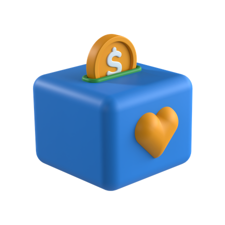 Charity Donation  3D Icon