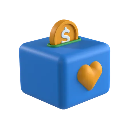 Charity Donation  3D Icon