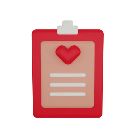 Charity File  3D Icon