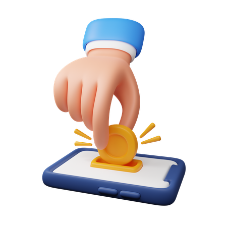 Charity hand gesture  3D Icon