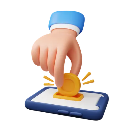 Charity hand gesture  3D Icon