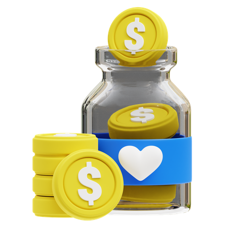 Charity Savings  3D Icon