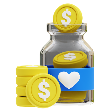 Charity Savings  3D Icon