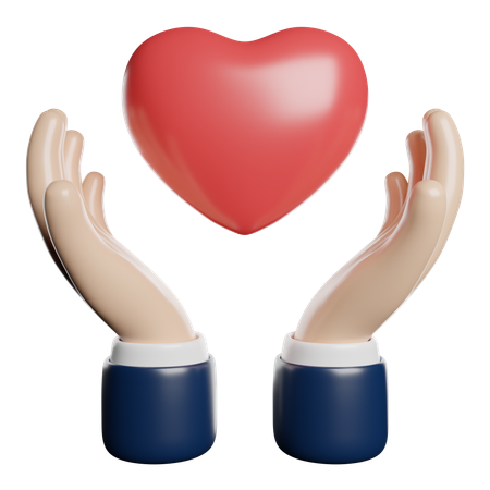 Charity Support Care  3D Icon