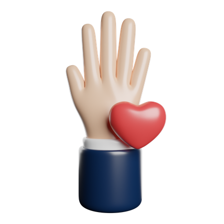 Charity Support Care  3D Icon