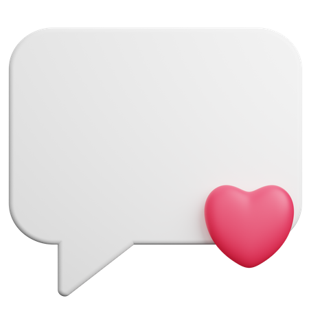 Charla de amor  3D Icon