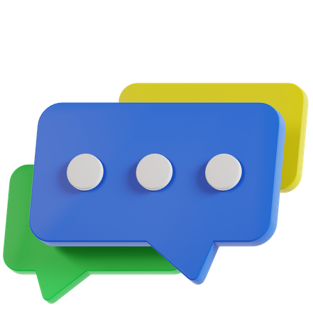 Charla de discusión  3D Icon