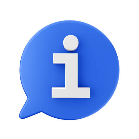 Charla de información  3D Icon