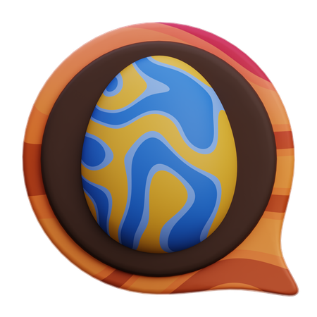 Charla de pascua  3D Icon