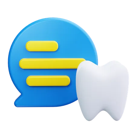 Charla dental  3D Icon