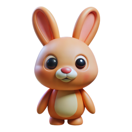 Lapin charmant  3D Icon