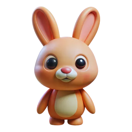 Lapin charmant  3D Icon