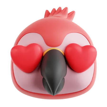 Joli perroquet  3D Icon