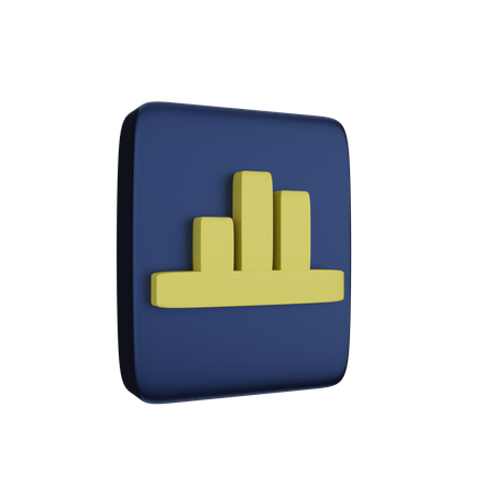 Chart  3D Icon
