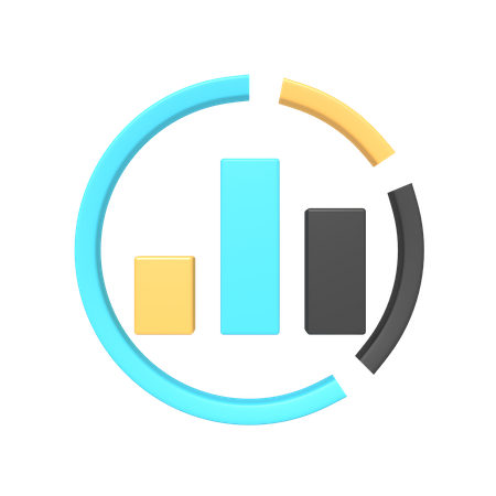 Chart  3D Icon