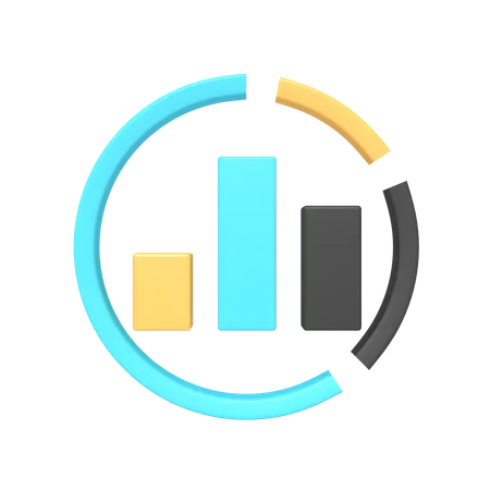 Chart  3D Icon