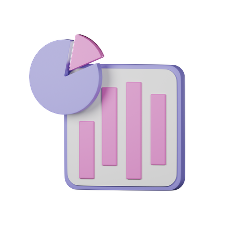 Chart  3D Icon