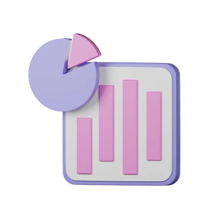 Chart  3D Icon