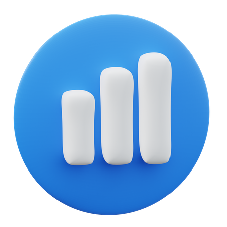 Chart  3D Icon