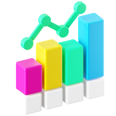 Chart  3D Icon