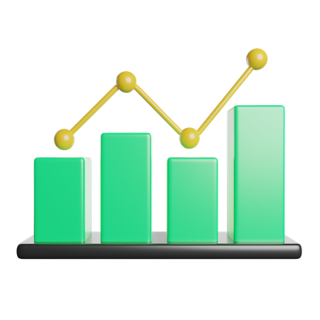 Chart  3D Icon