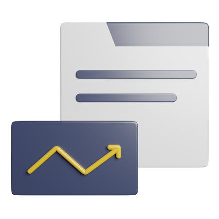 Chart  3D Icon