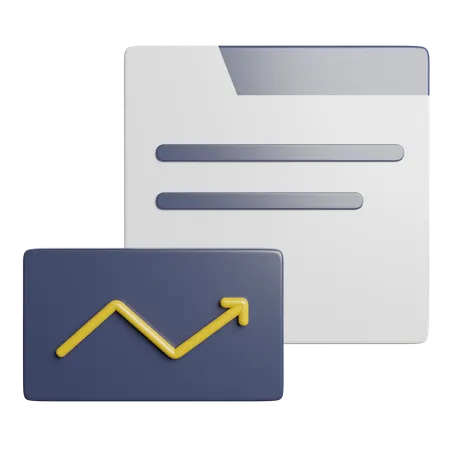 Chart  3D Icon