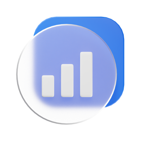 Chart  3D Icon