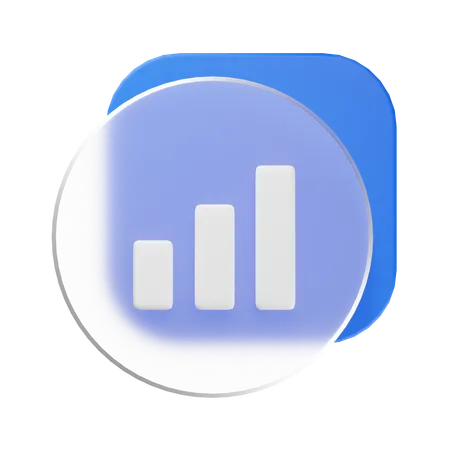 Chart  3D Icon