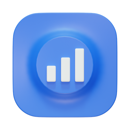 Chart  3D Icon