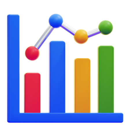 Chart  3D Icon