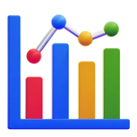 Chart  3D Icon