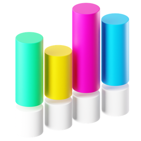 Chart  3D Icon