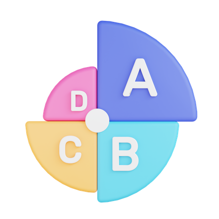 Chart  3D Illustration