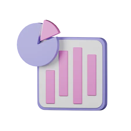 Chart 3D Icon