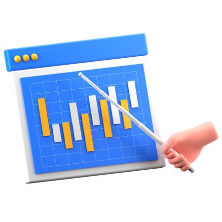 Chart Bar  3D Icon