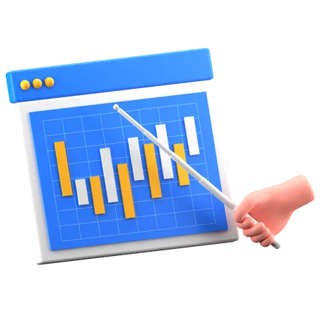 Chart Bar  3D Icon