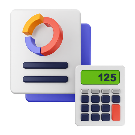 Diagramm Finanzen  3D Icon