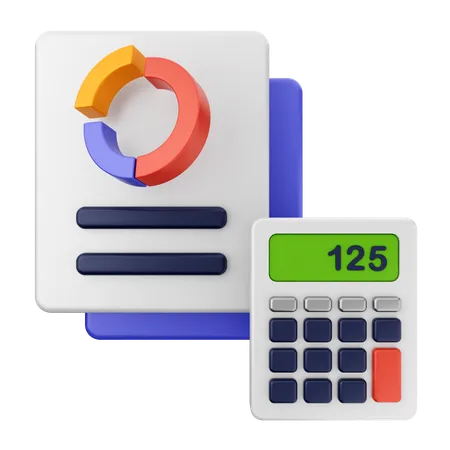 Diagramm Finanzen  3D Icon