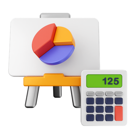 Diagramm Finanzen  3D Icon