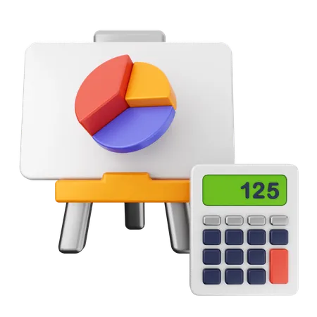 Diagramm Finanzen  3D Icon