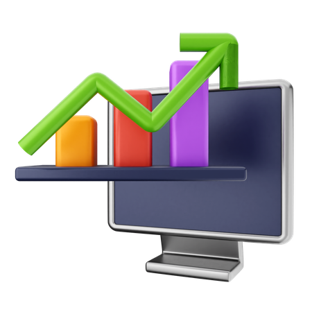 Chart Finance  3D Icon