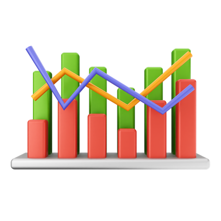 Chart Finance  3D Icon