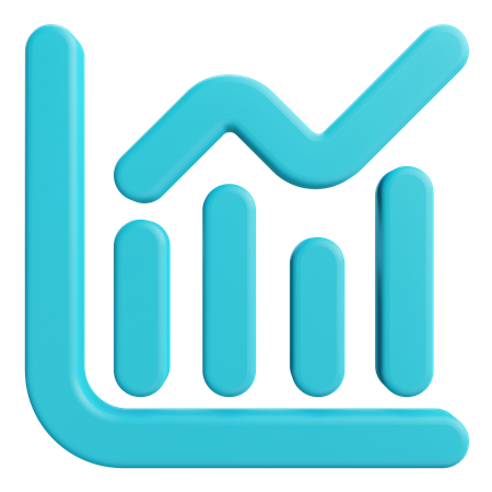 Chart Histogram  3D Icon