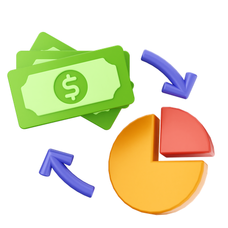 Chart Money  3D Icon